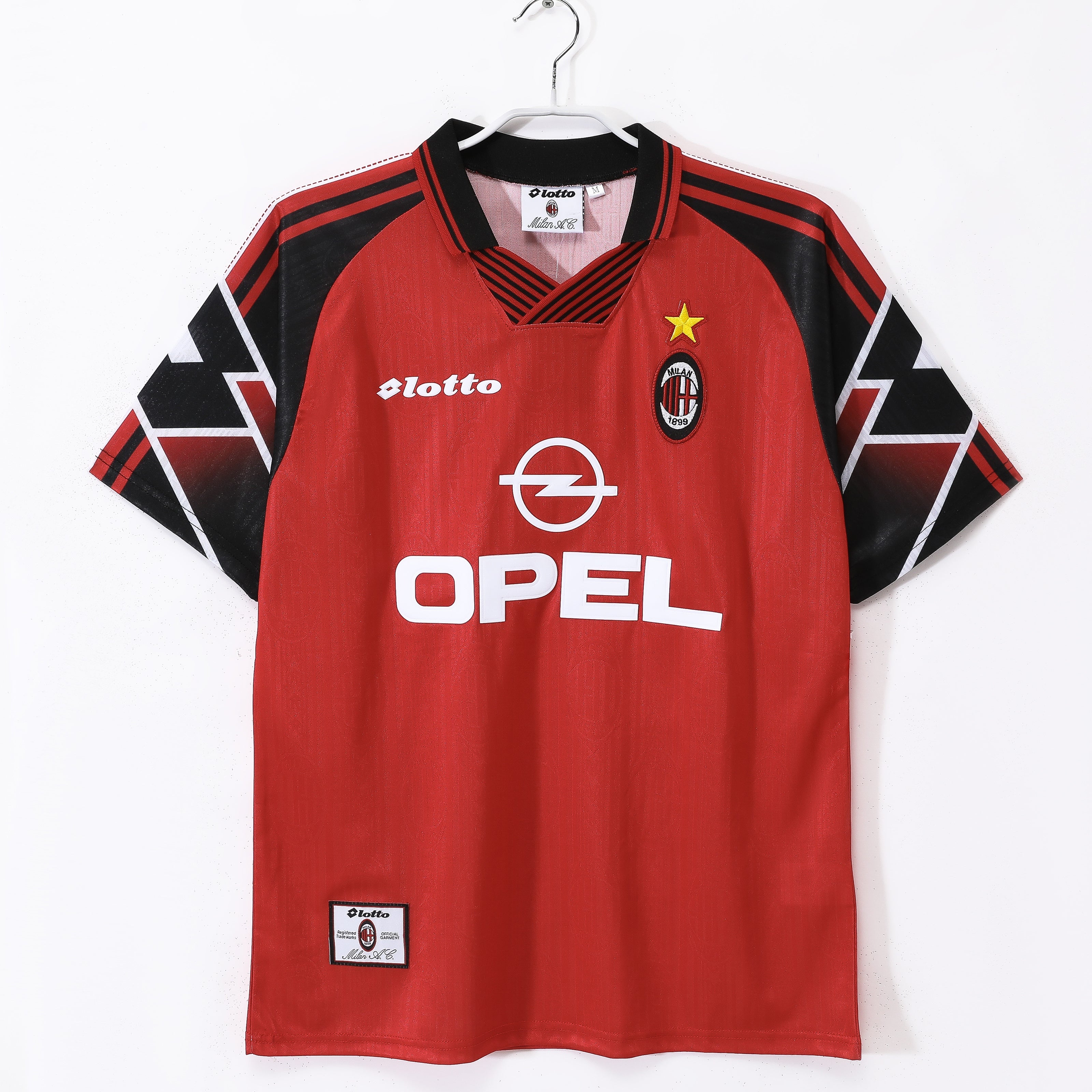 MAILLOT RETRO AC MILAN DOMICILE 1997/1998