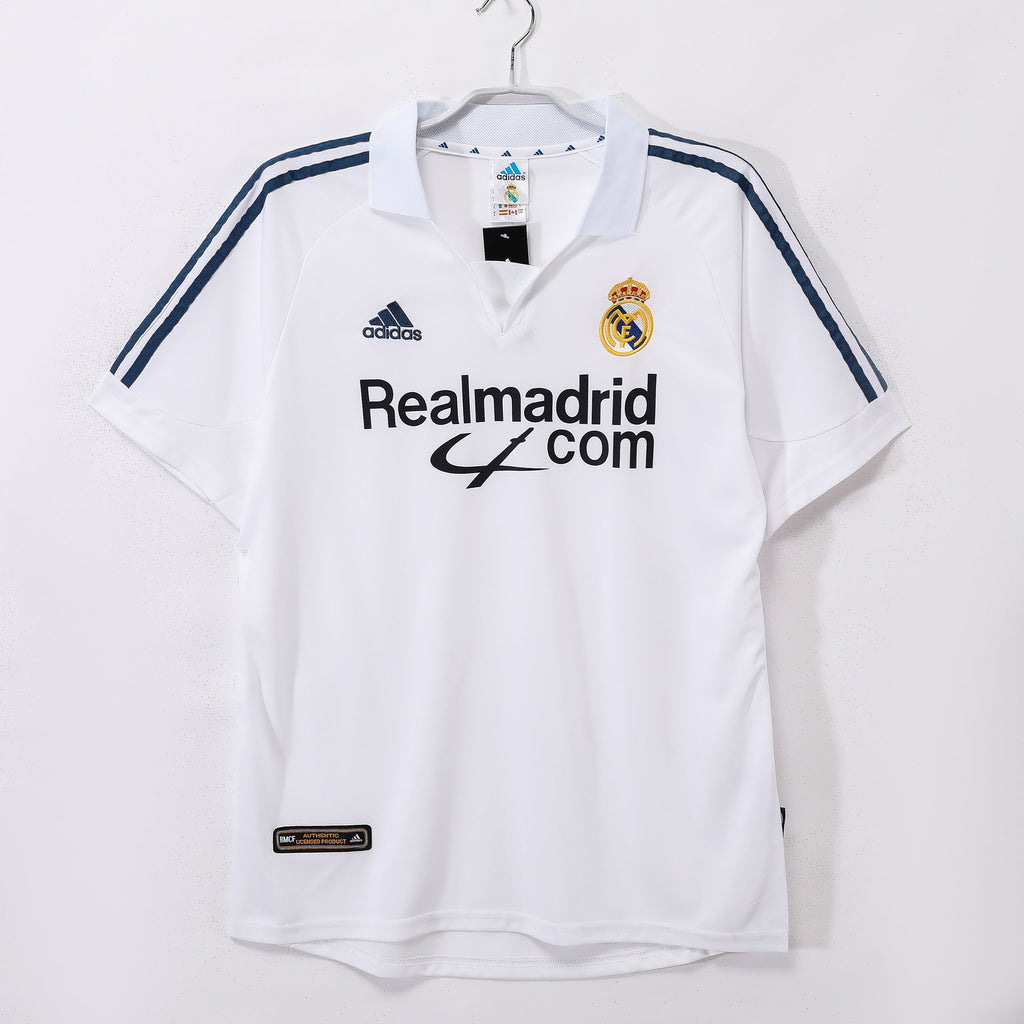 MAILLOT RETRO REAL MADRID DOMICILE 2001/2002