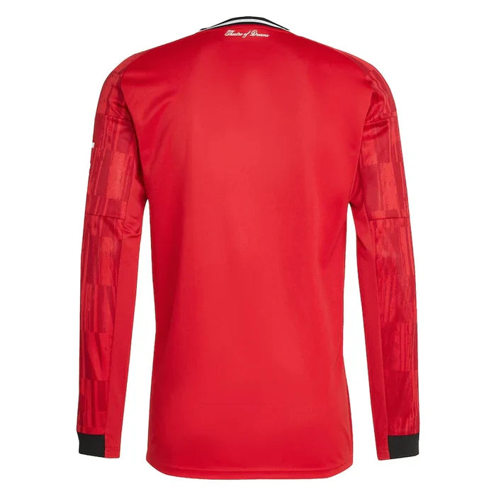 Maillot Manchester United Domicile Manches Longues Homme 2025 2026