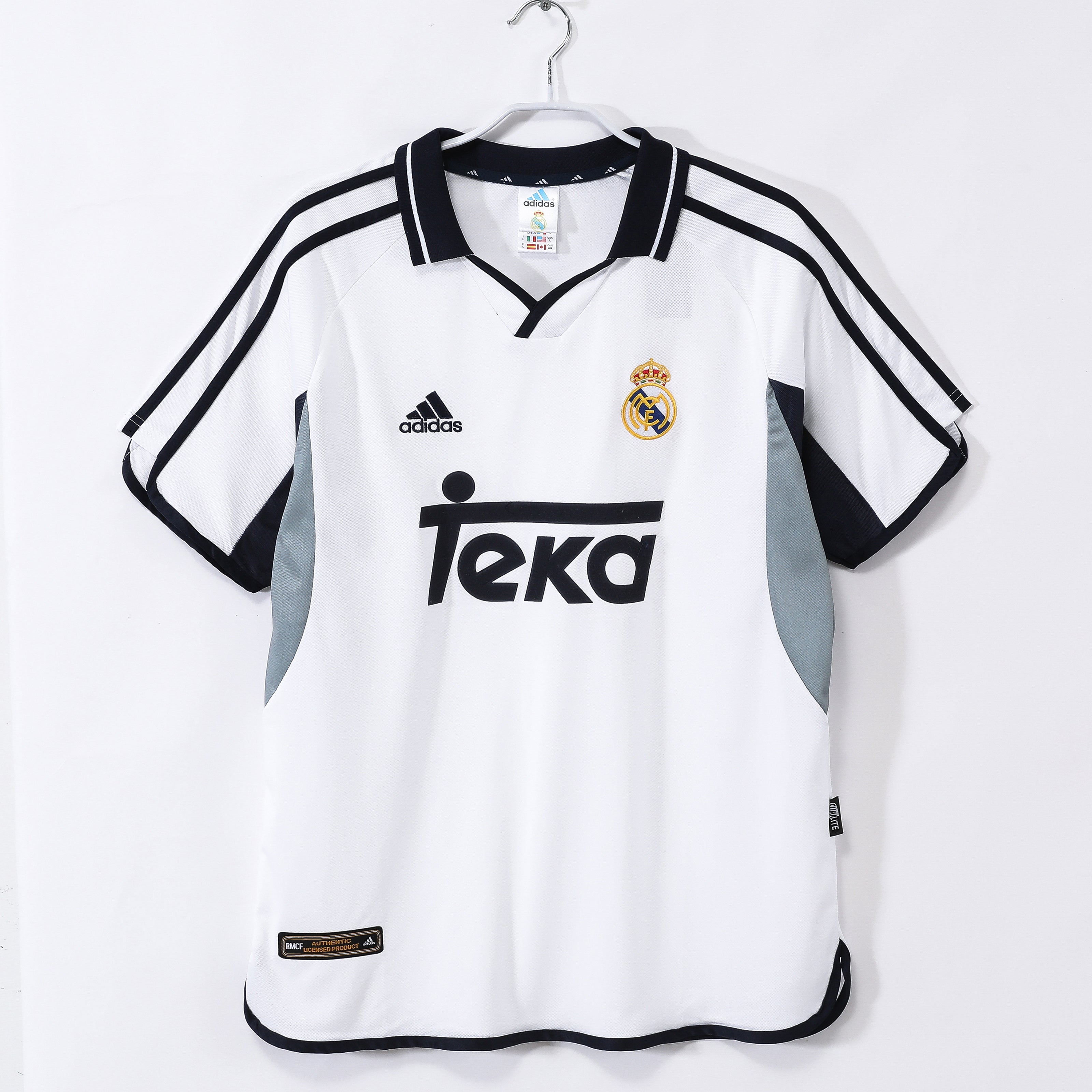 MAILLOT RETRO REAL MADRID DOMICILE 2000/2001